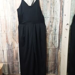 HALARA Black Straight Leg Jumpsuit